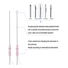 Load image into Gallery viewer, PCL Threads Cog 3D 360R Bi-direction Cog Type W Blunt 20pcs 18G-100mm