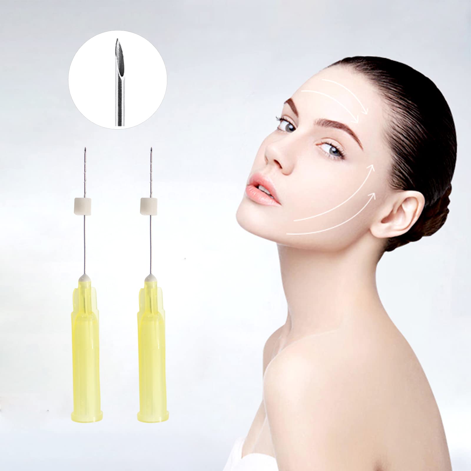 PCL Threads Lift Mono Screw Type 30G-25mm 20pcs for Face/Whole Body