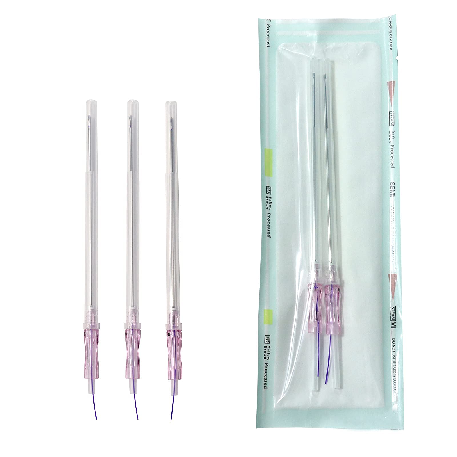 PDO Thread Fishbone Line Molding Cog PDO Thread 18G-100mm 20pcs