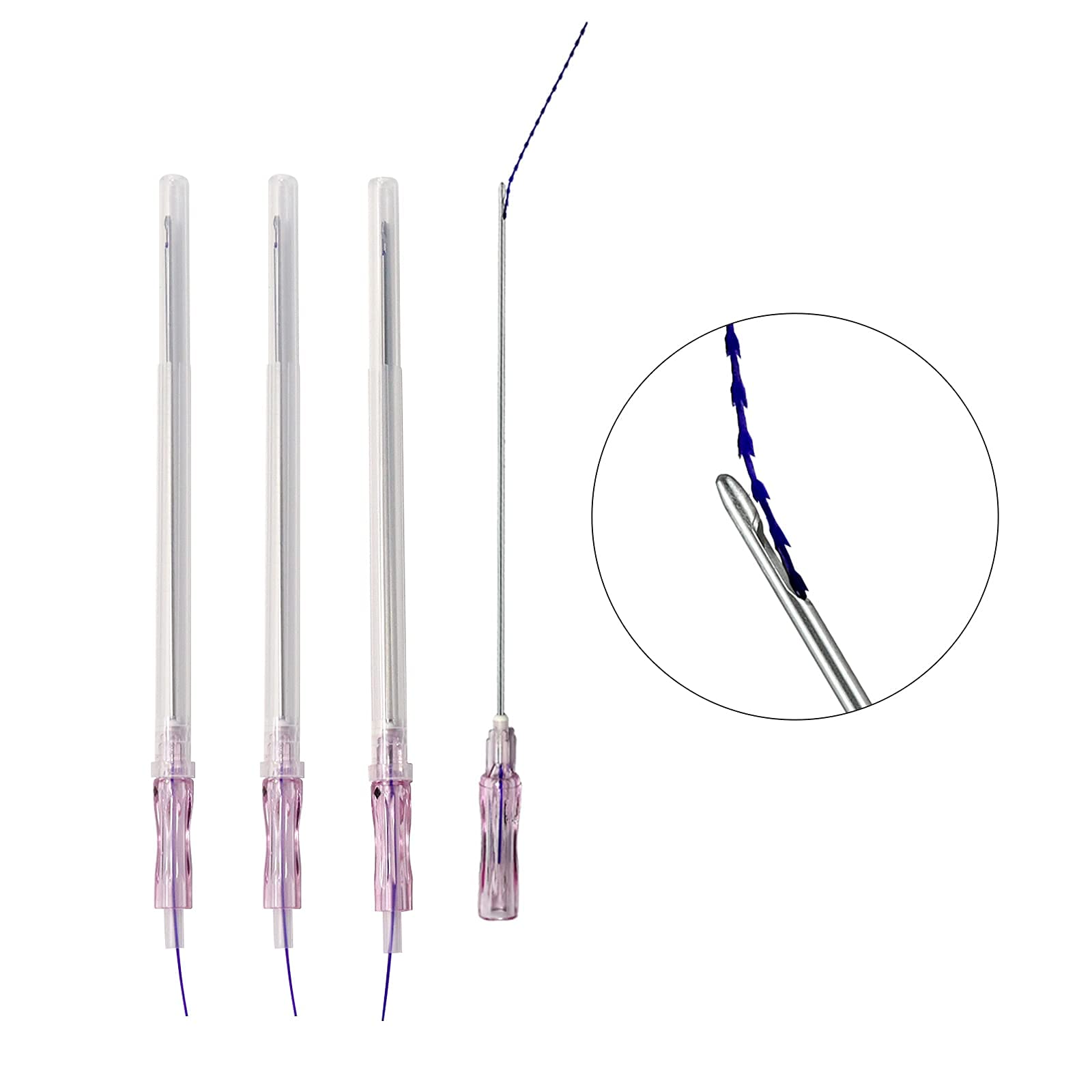 PDO Thread Fishbone Line Molding Cog PDO Thread 18G-100mm 20pcs